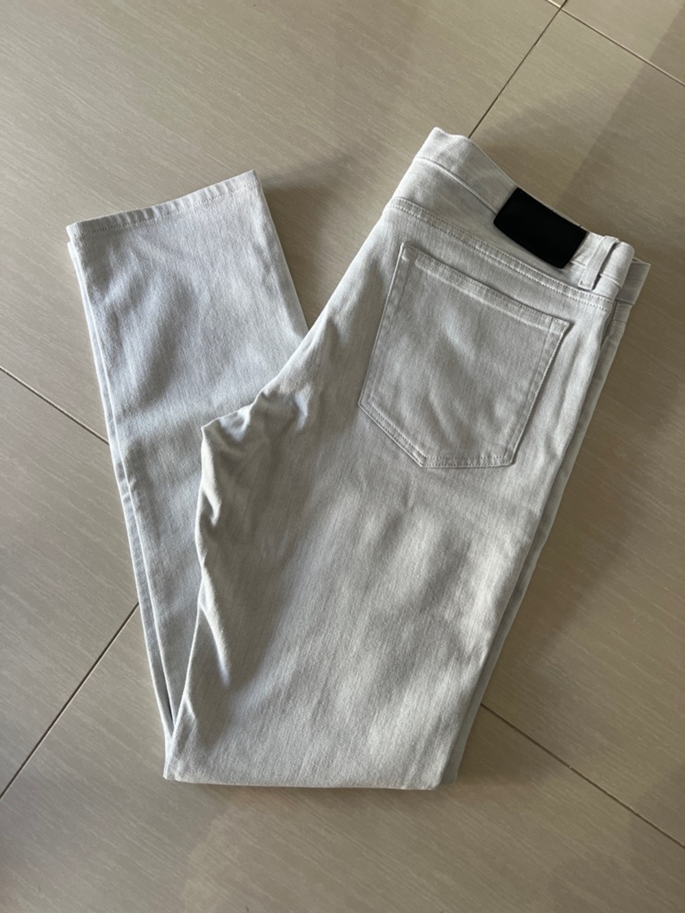 Theory Light Gray Slim Straight Men's Jeans